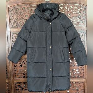 Women's Black Puffer Jacket